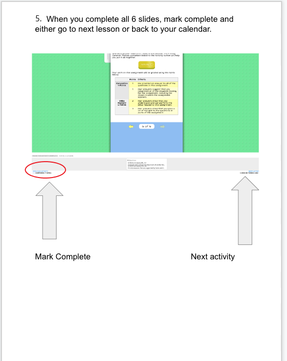 how to print assignments from edgenuity